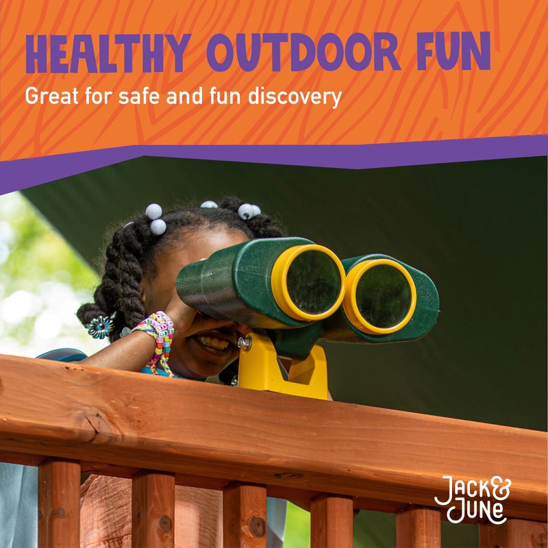 Jack and June Green and Yellow Rotating Playset Binoculars Compatible with Most Playsets - Image 5